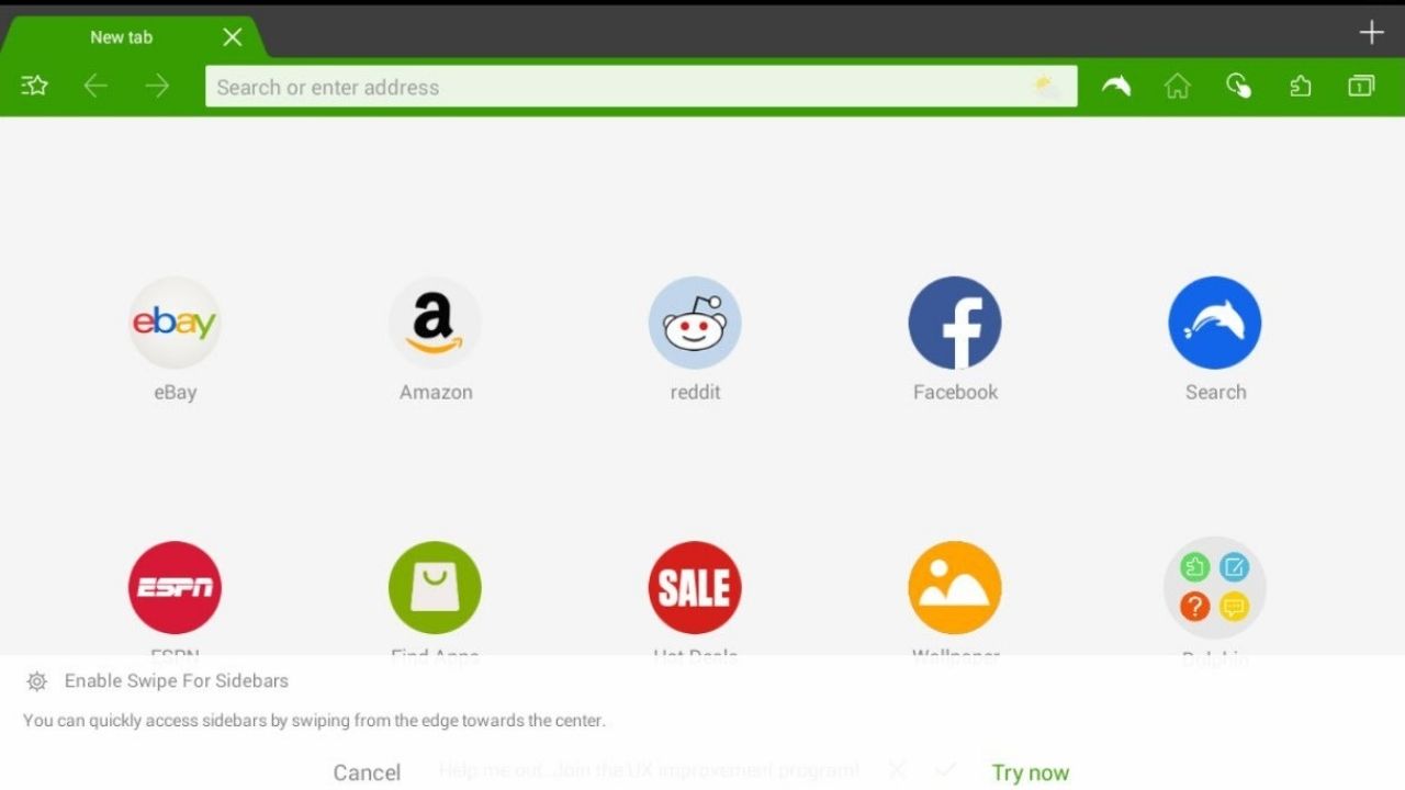 Dolphin Browser Screnshot 1
